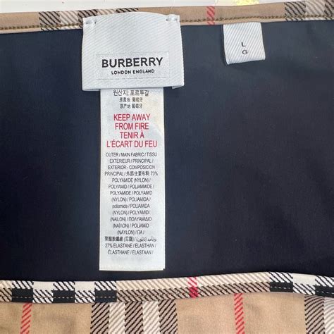 burberry check triangle